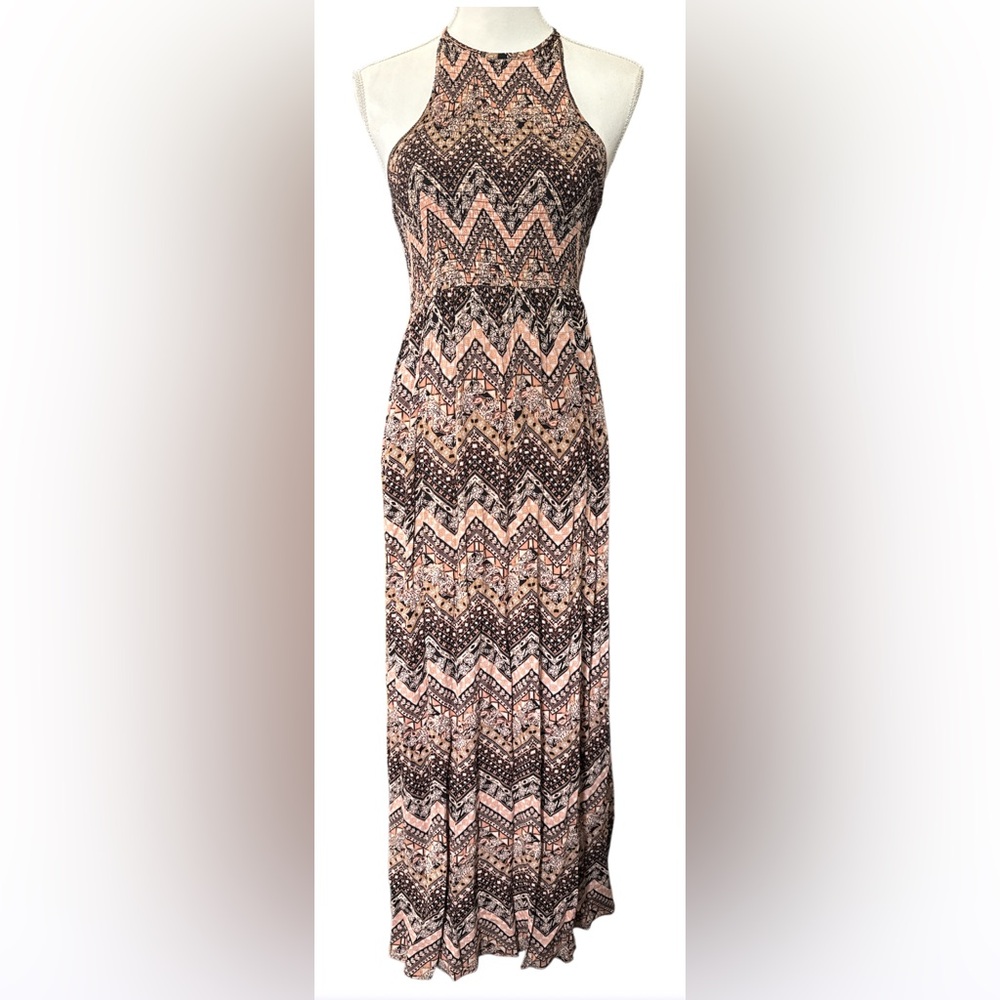 Bohemian Chevron Maxi Dress